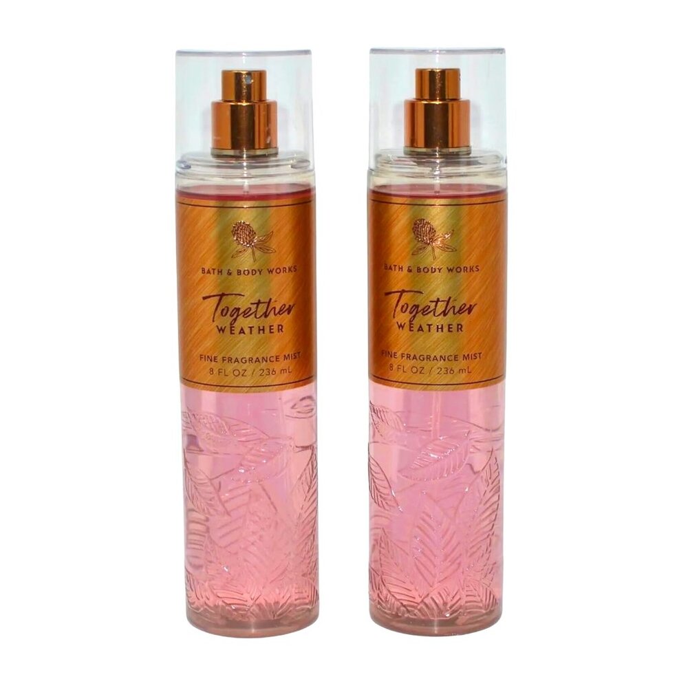 Bath and Body Works Together Weather Fine Fragrance Mist Set of 2
